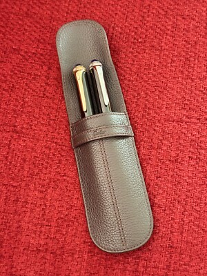 Cartier Dual Pen Leather Pouch | Exclusive VIP Gift, Pen excl