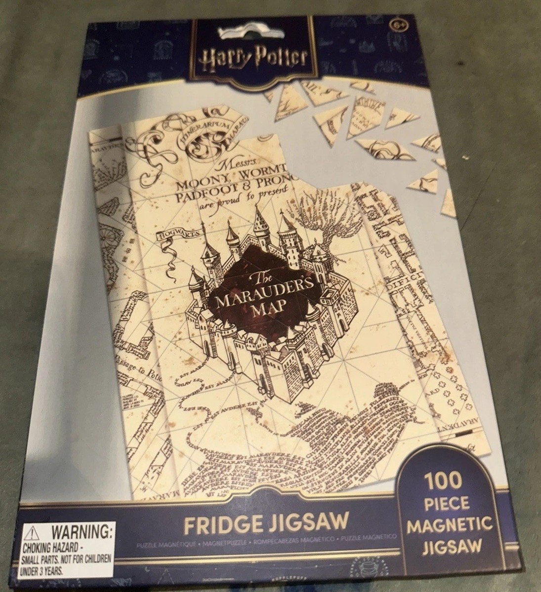 Paladone Harry Potter Marauder's Map Magnetic Fridge Jigsaw Puzzle