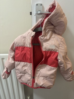The North Face Kleinkind Mädchen Alter 18/24 Monate Daunen Puffa Mantel Jacke rosa 1,5-2