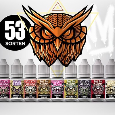 Eulen Aroma für E-Zigarette & Vape 10 ml Eulenaroma Konzentrat für 100 ml Liquid