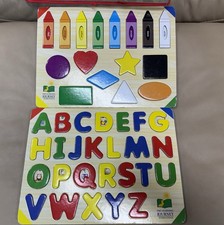 The Learning Journey Lift Learn Colors - Shapes Alphabet - 2 TWO Puzzles