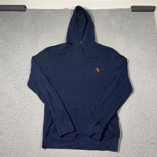 Vintage 90s Polo Ralph Lauren Hoodie Mens XL Pullover Lizard Waffle Thermal Knit