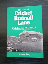 THE STORY OF CRICKET AT BRAMALL LANE - END OF AN ERA 1855-1973