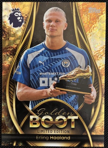 2025-26 Topps Premier League Erling Haaland Golden Boot Limited Edition Man City