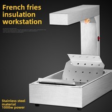 French Fry Warmer Dump Station Heat Lamp Food Freestanding Stainless Steel