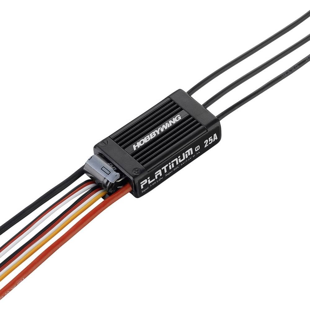 Hobbywing Platinum Pro 25A V4 ESC Brushless Premium Haute Fréquence Avion