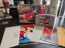 🚨🔥Vintage N64 Nintendo 64 Hot Wheels Turbo Racing Complete In Box CIB EUC!