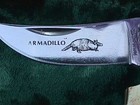 Vintage PARKER CUT CO Surgical ARMADILLO APPALOOSA Bone Pocket KNIFE pouch 1980s — photo 3
