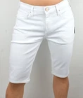 True Religion Men's Ricky Optic White Denim Jean Shorts - 104224