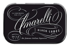 Amarelli tins Pure Liquorice Extract, The Famous Italian Liquorice, Black Label