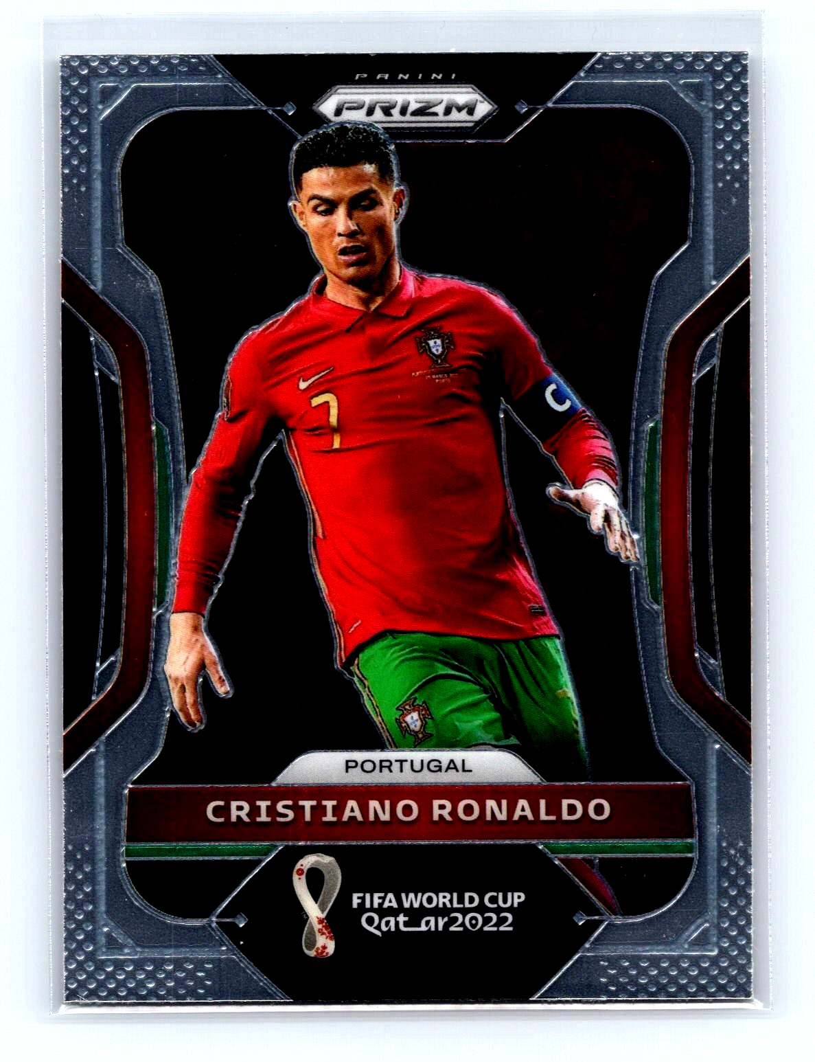 2022 Panini Prizm FIFA World Cup Qatar Cristiano Ronaldo #175 Portugal
