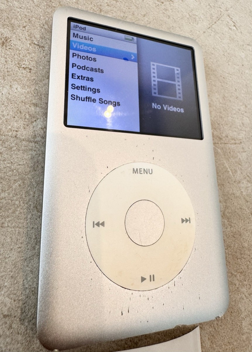 Apple iPod Classic 6th Generation 80GB MB029J MB029LL Silver A1238