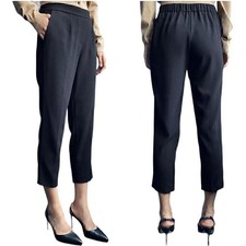 Babaton Dexter Pants Black Tapered Dress Trousers Size 4