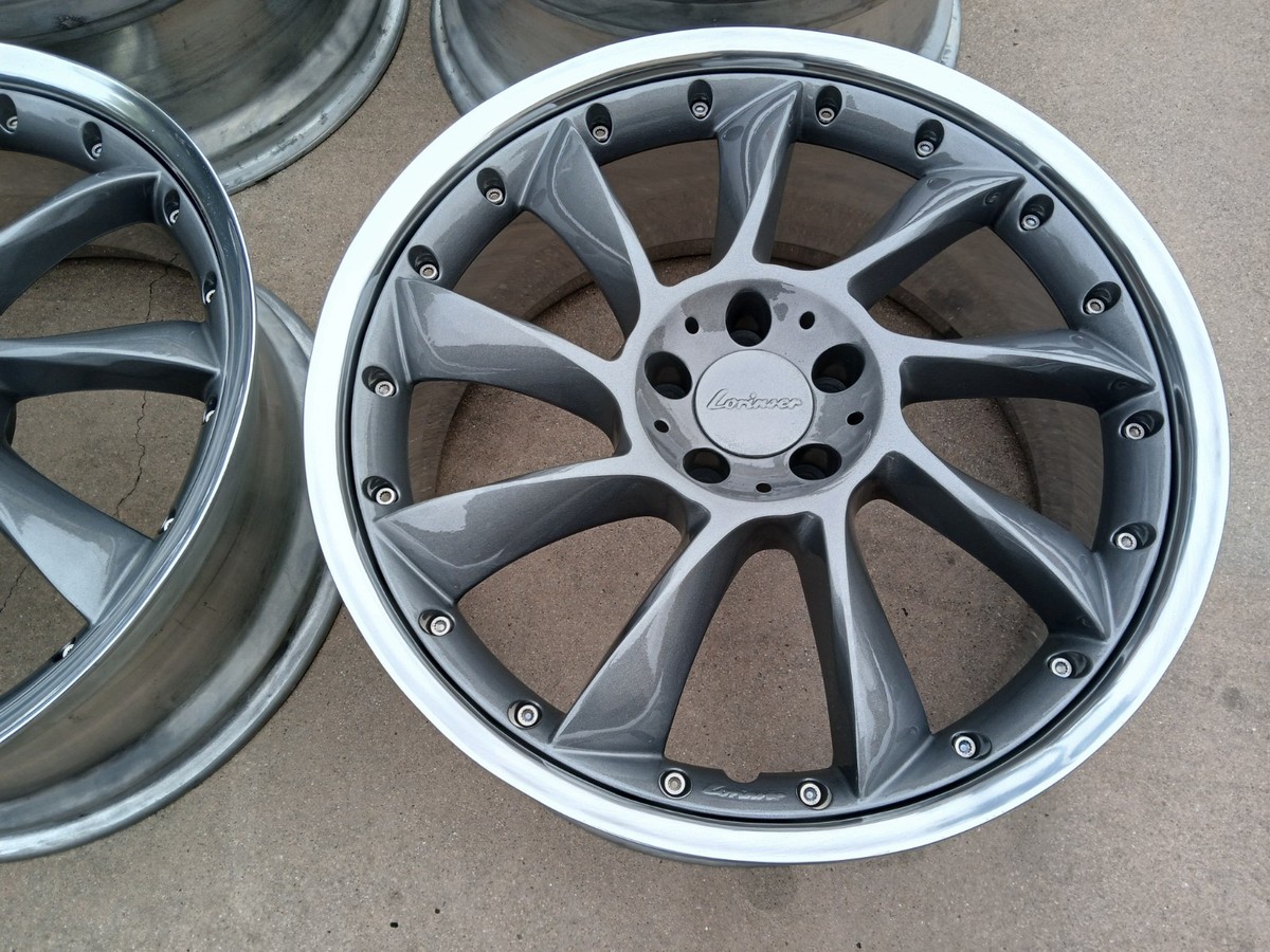 Lorinser LM-6 Ronal Turbine 20x10/9 5x112 Wheels Rims -Mercedes