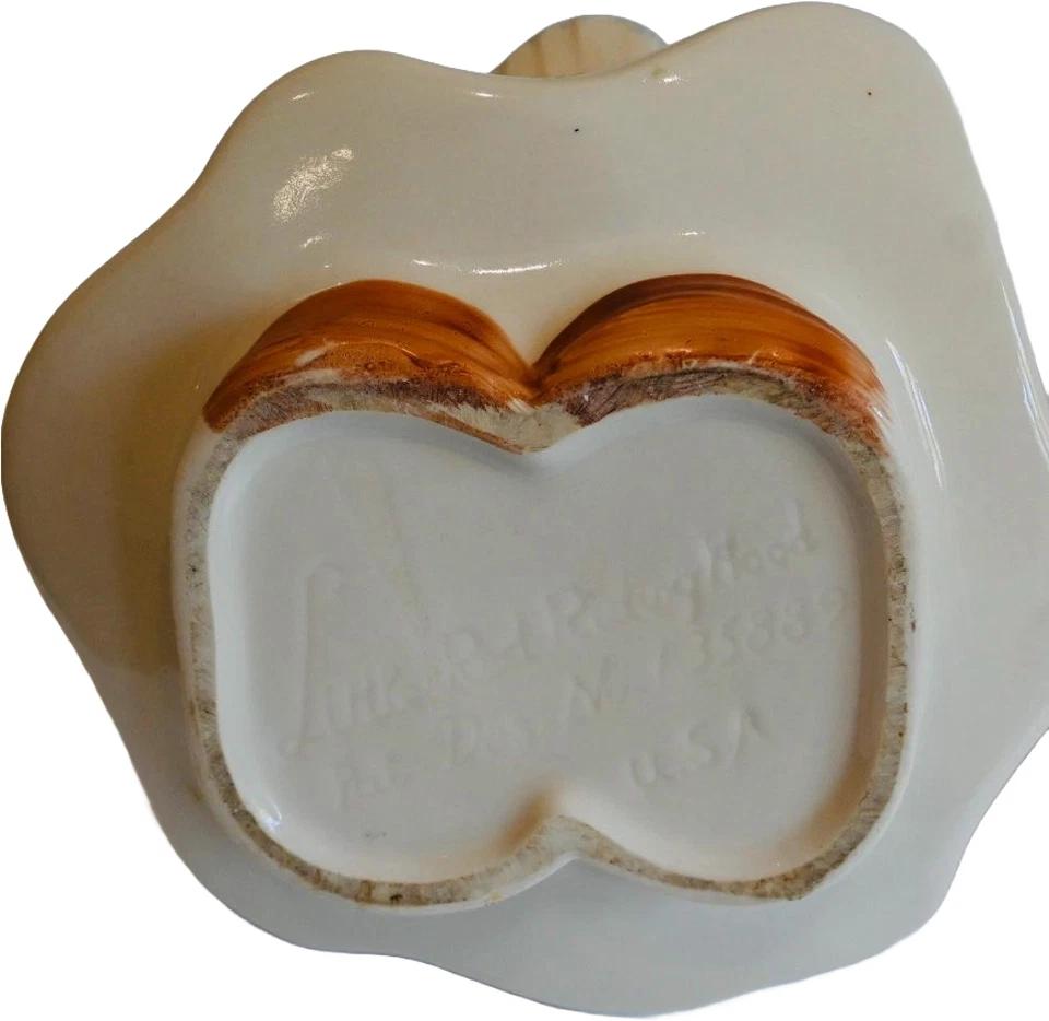 Tarro de galletas Hull años 40 cerámica vintage EE. UU. Caperucita Roja Foto 4 de 4