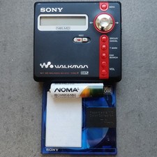 2002 Sony MZ-N707 Net MD Walkman Portable MiniDisc Player Type R MDLP Red Tested