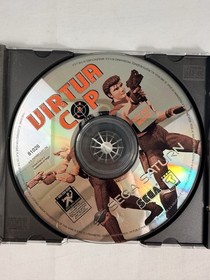 Virtua Cop Sega Saturn NFR Not For Resale Jewel Case Manual Tested Works CIB