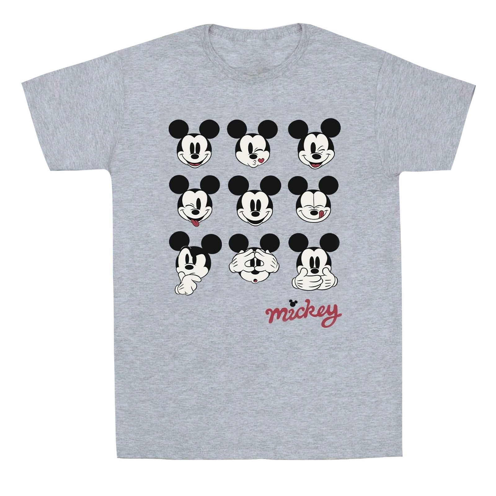 Disney - Camiseta de Mickey Mouse Caras Niños