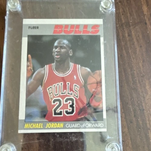 Fleer 1987-88 Fleer Michael Jordan #59 Chicago Bulls NBA Basketball Card