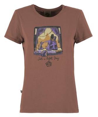 E9 - Sunset pink S Damenklettershirt Bouldern Outdoor Lifestyle T-Shirt