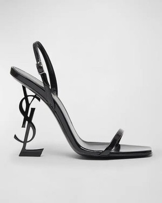 Saint Laurent Opyum Opium 110 YSL Heels Ankle Strap Leather Sandals Shoes $1290