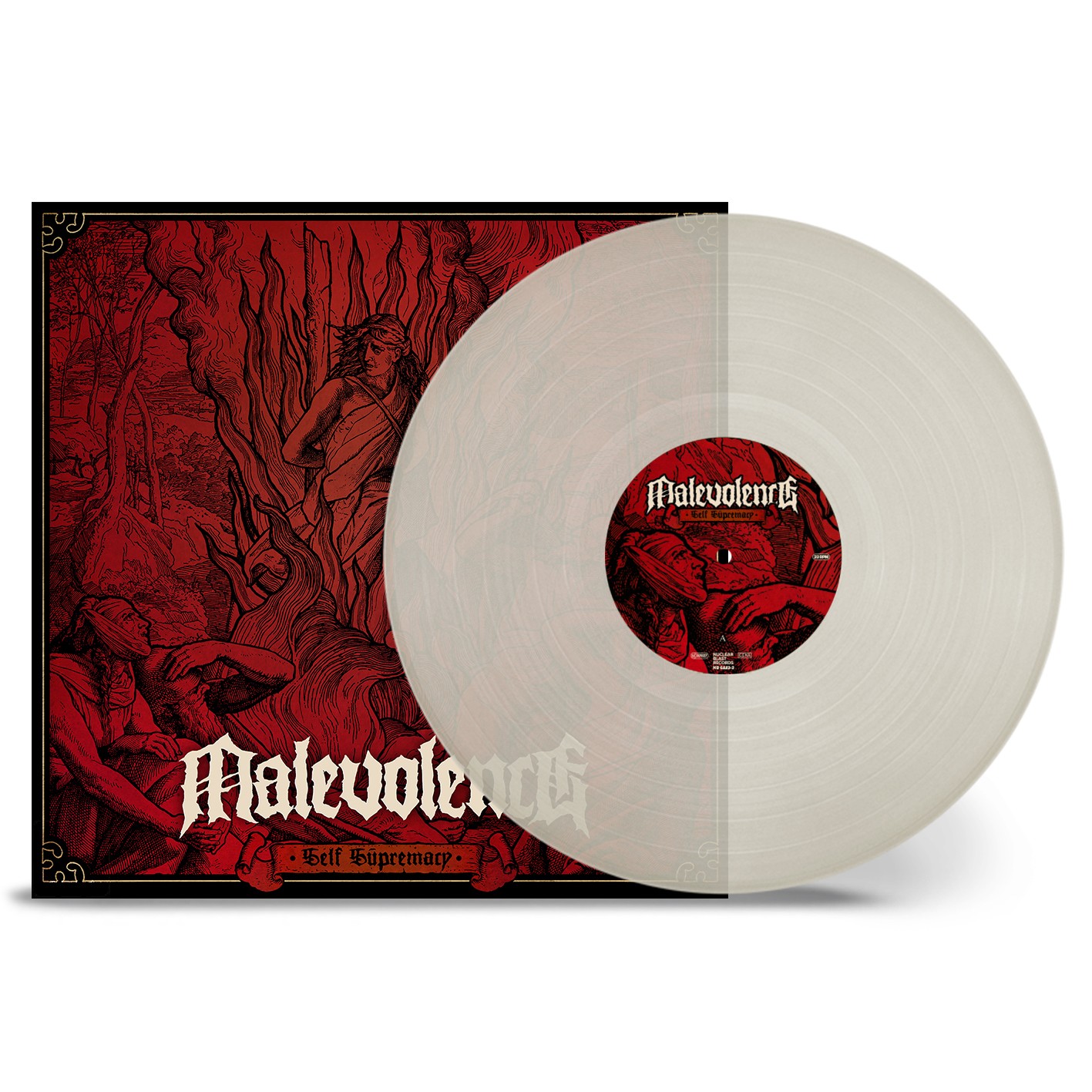 Malevolence 'Self Supremacy' LP Transparent Vinyl NEW SEALED