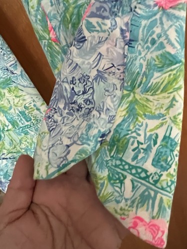 EUC Lilly Pulitzer Kelly Stretch Ankle Pant Bohemian Queen 14 - Picture 6 of 6