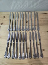 Oneida Marquette Stainless Community Flatware Dinner Knives Lot Of 22