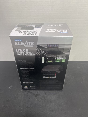 TYPE S Elevate LYNX 6, 6-Switch Control Panel & Power Hub (NEW/SEALED) - Picture 3 of 5