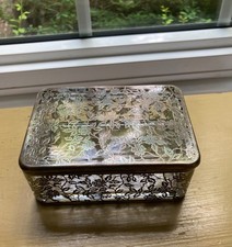 Silver Overlay Vanity/Dresser Box  Rockwell S...