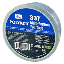 Polyken 337 Foiltape, Aluminum, 50-1/4Ydl, 1-7/8Inw