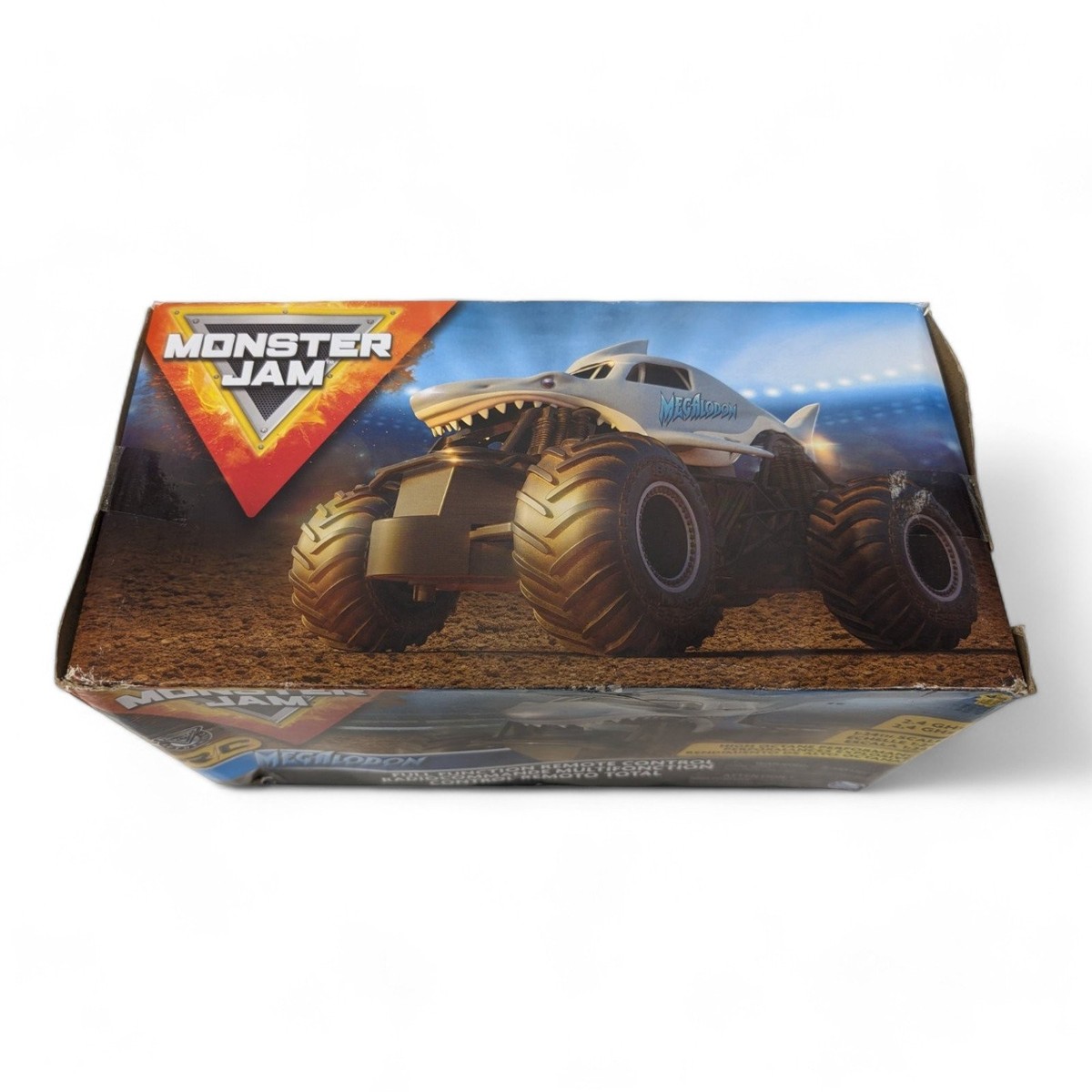 Remote Control Megalodon Hot Wheels Monster Jam Truck Carro