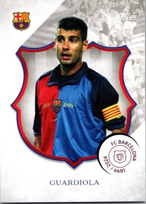 TCG Topps Fussball Karte  125 Jahre Barcelona Legacy Pep Guardiola no. 32