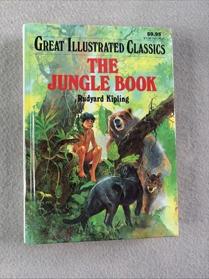 Great Illustrated Classics The Jungle Book Rudyard Kipling Illustrated Hardcover