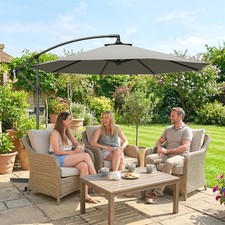 3(m) Garden Banana Parasol Cantilever Umbrella
