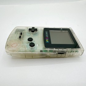Nintendo Gameboy Color Console Clear Game boy Handheld System Japan Tested