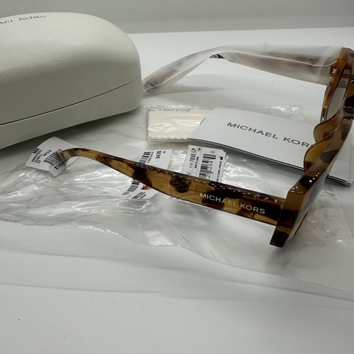 Neu mit Etikett Michael Kors | Denali Ringelblume Schildpatt ausgeschnitten eckige Sonnenbrille - Bild 4 von 5