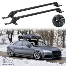 43.3 Top Roof Rack Cross Bar Luggage Carrier W Lock For Audi A4 S4 B6 B7 B8
