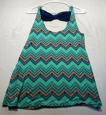 rue21 Women s L Knit Tank Top Scoop Neck Chev...