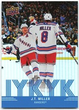 2025-26 Upper Deck Series 2 IYKYK #IYKYK-3 J.T. Miller New York Rangers