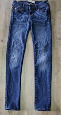 Abercrombie Kids Girls Slim Tapered Blue Jeans Sz 10 Skinny