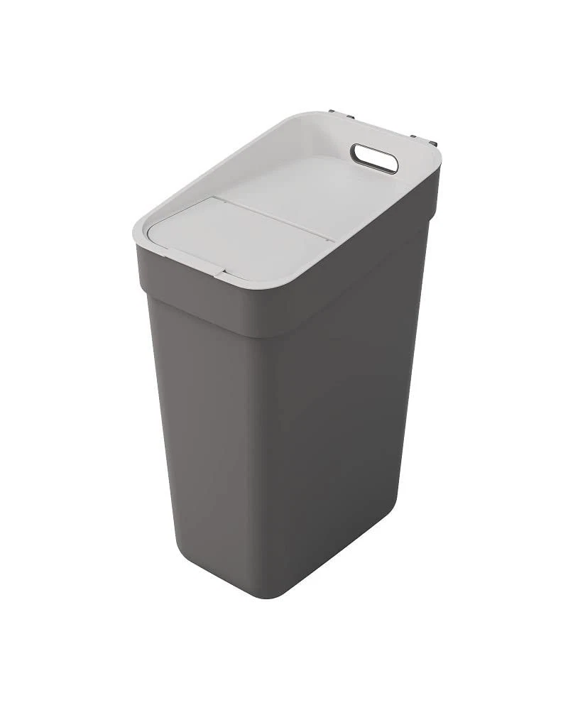 Poubelle Curver Click-IT - Pratique, Avec Couvercle, 64 Cm