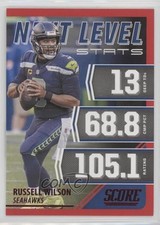 2021 Score Next Level Stats Red Russell Wilson #NL3 0r37