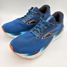 Brooks Glycerin 21 Blue Opal Orange Mens Running Shoes Size 11 Cushioned Road