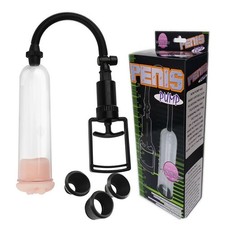 Vacuum Penis Pump for Male ED Enhancement Erectile Enlargement 3 Rings 1 Sleeve-