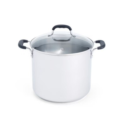 #ad T Fal Simply Cook Stainless Steel Stock Pot with Lid $37.79