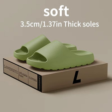 Men's EVA Anti Slip Slippers Thick Sole Lightweight Indoor Outdoor House Sandals