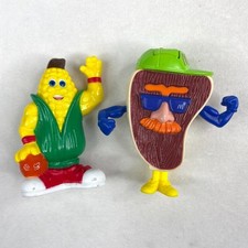 Set of Two Vintage McDonalds Food Fundamentals Toys