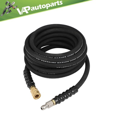 #ad 4800PSI 25ft Pressure Washer Hose 1 4quot; Hot Cold Water Replacement Extension Hose $47.99