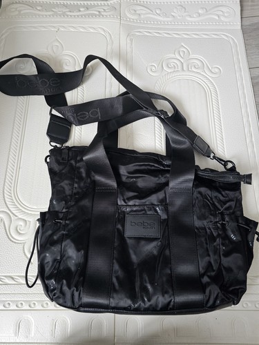 Bebe Sport Bag Can Be Gym Bag Or Purse Has Extra Straps For Cross Body K - Picture 1 of 5